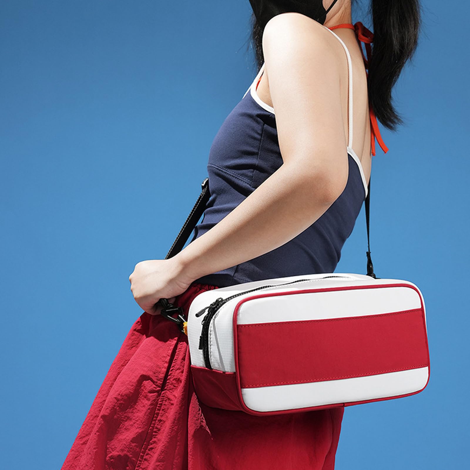 Funda protectora de almacenamiento para bolsa a prueba de arañazos, funda de transporte de consola de mano con ranura para tarjetas y correa para el hombro