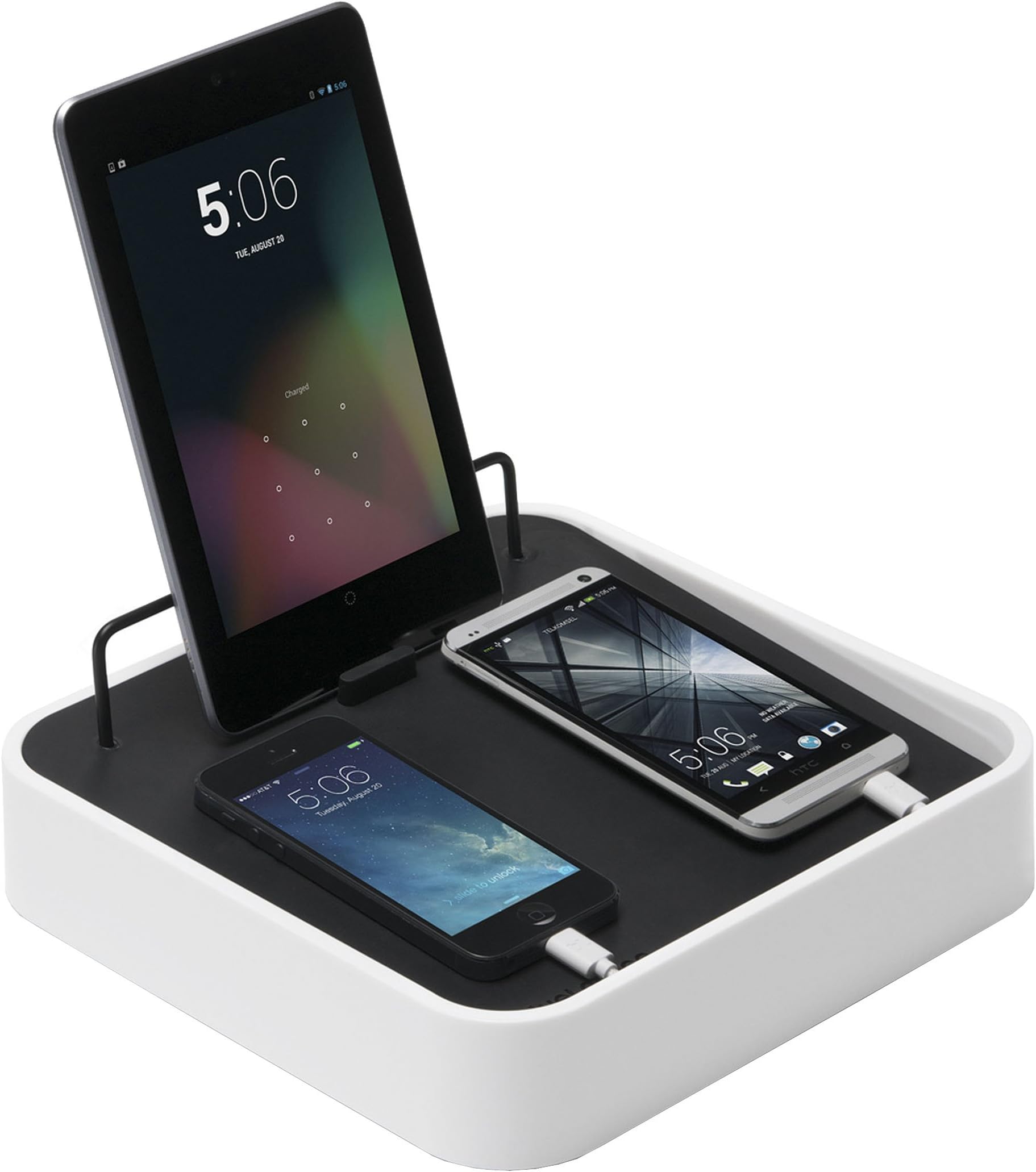 Bluelounge Sanctuary4 multi device charging, White