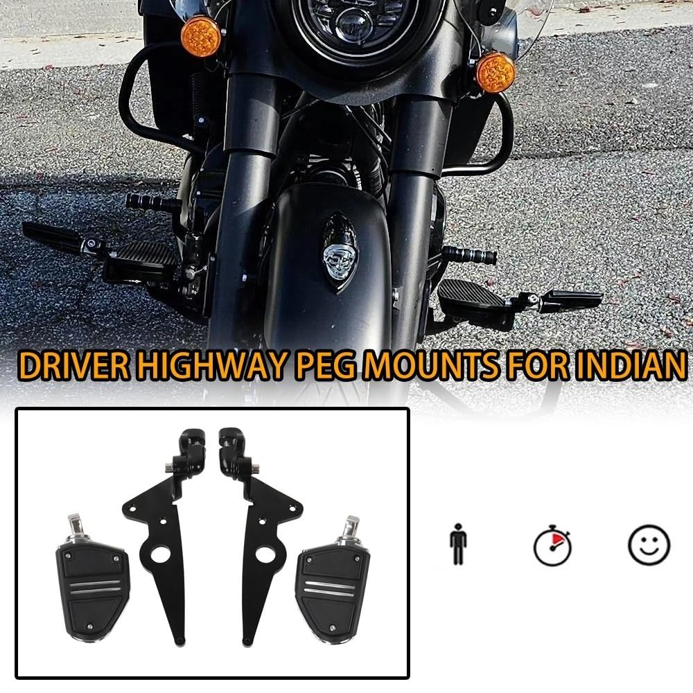 regulowany wspornik przedłużenia podnóżka Pasuje do indyjskich motocykli o dużej wytrzymałości, montażu na kołkach drogowych, regulowanych uniwersalnych podnóżków regulowany Pedały(Bracket)