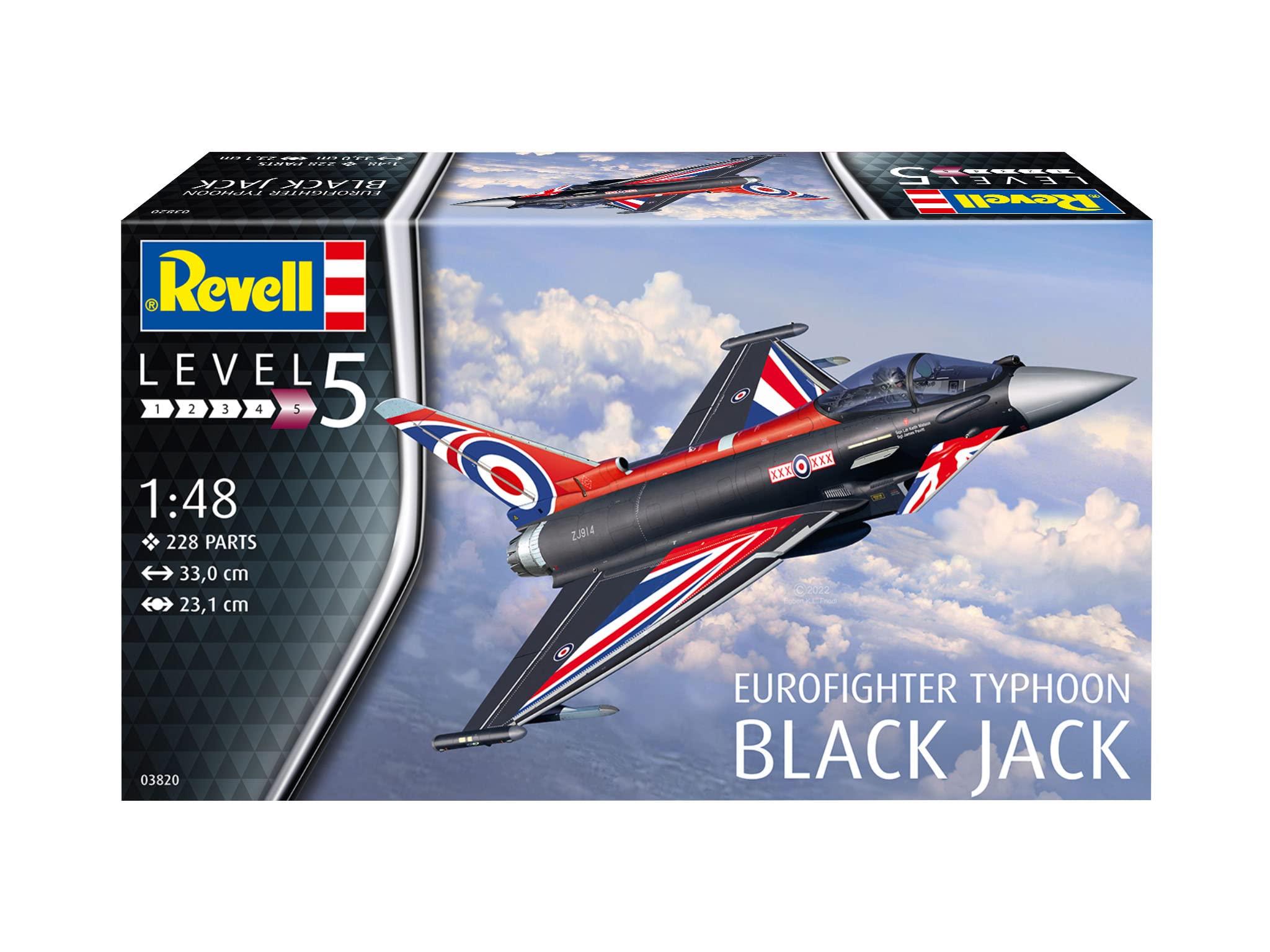 Revell - Maqueta Eurofighter Typhoon Black Jack“