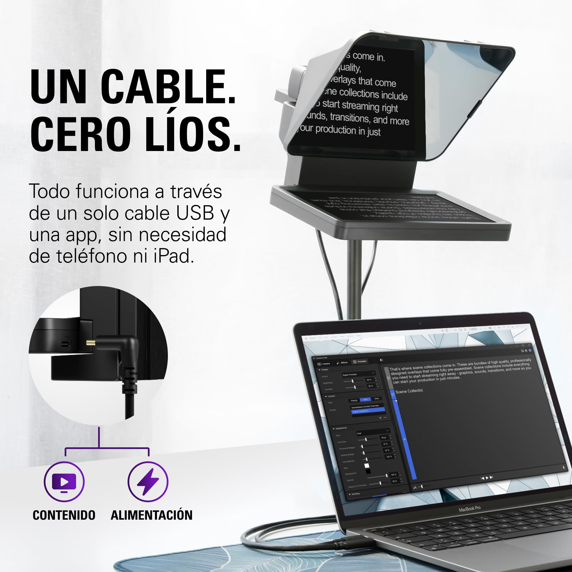 Elgato Prompter, teleprompter con Pantalla