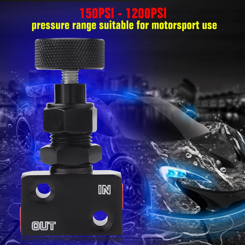 Valve de Proportionnement de Frein en Aluminium Ajustable pour Voiture de Course Améliore l Equilibre Freinage Arrière pour Pilotes Professionnels et Équipes de Course