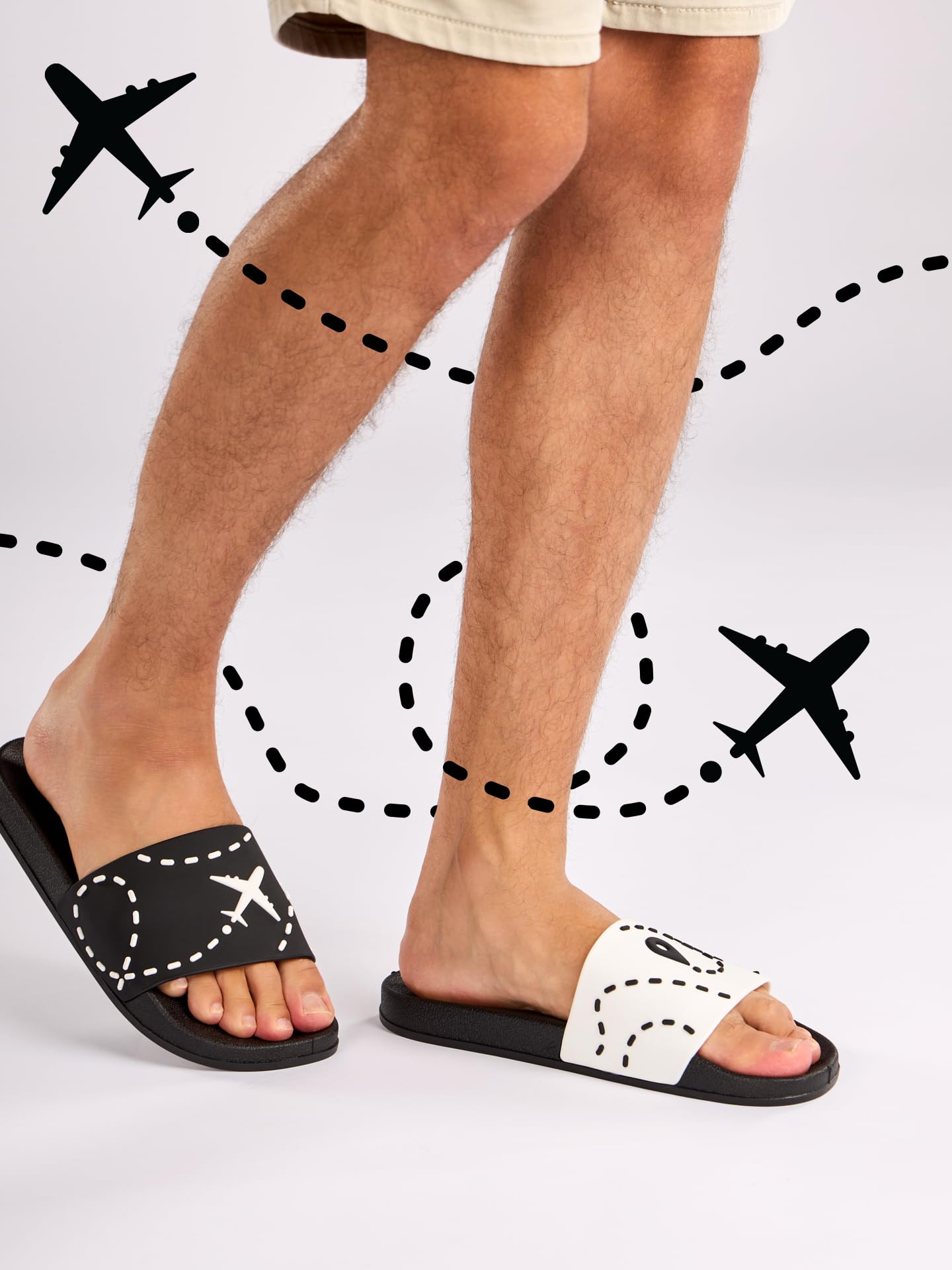 Dedoles Ciabatte & Pantofole Donna Uomo & Bambini Sandali per Spiaggia e Piscina con tanti Design Patatine Fiori Volpe Lama Nuvole Ketchup Regalo