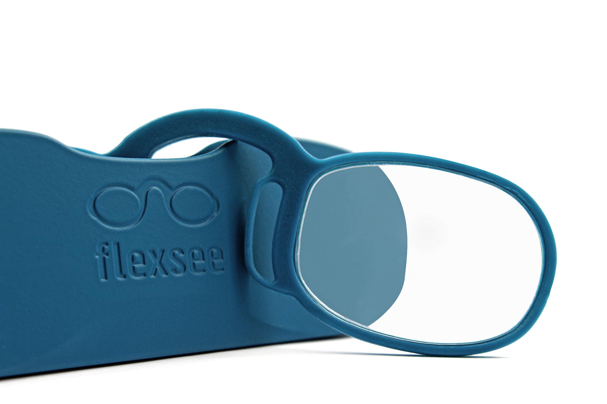 Flexsee LIGHT Gafas de lectura sin patillas graduadas para hombre y mujer diseño de nariz de clip - Rectangulares - 7 colores / 5 graduaciones