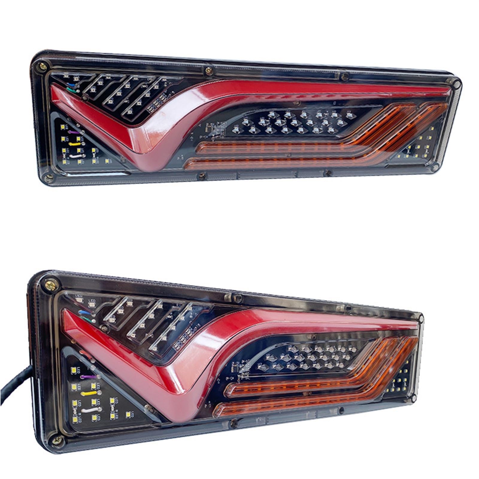 2PCS Fanali Posteriori LED Per Camion 12V-24V | Luci Stop, Frecce E Retromarcia - Impermeabili IP67 - Foto 6