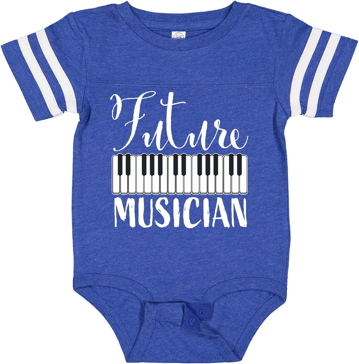 inktastic Future Musician- Piano Music Baby Bodysuit
