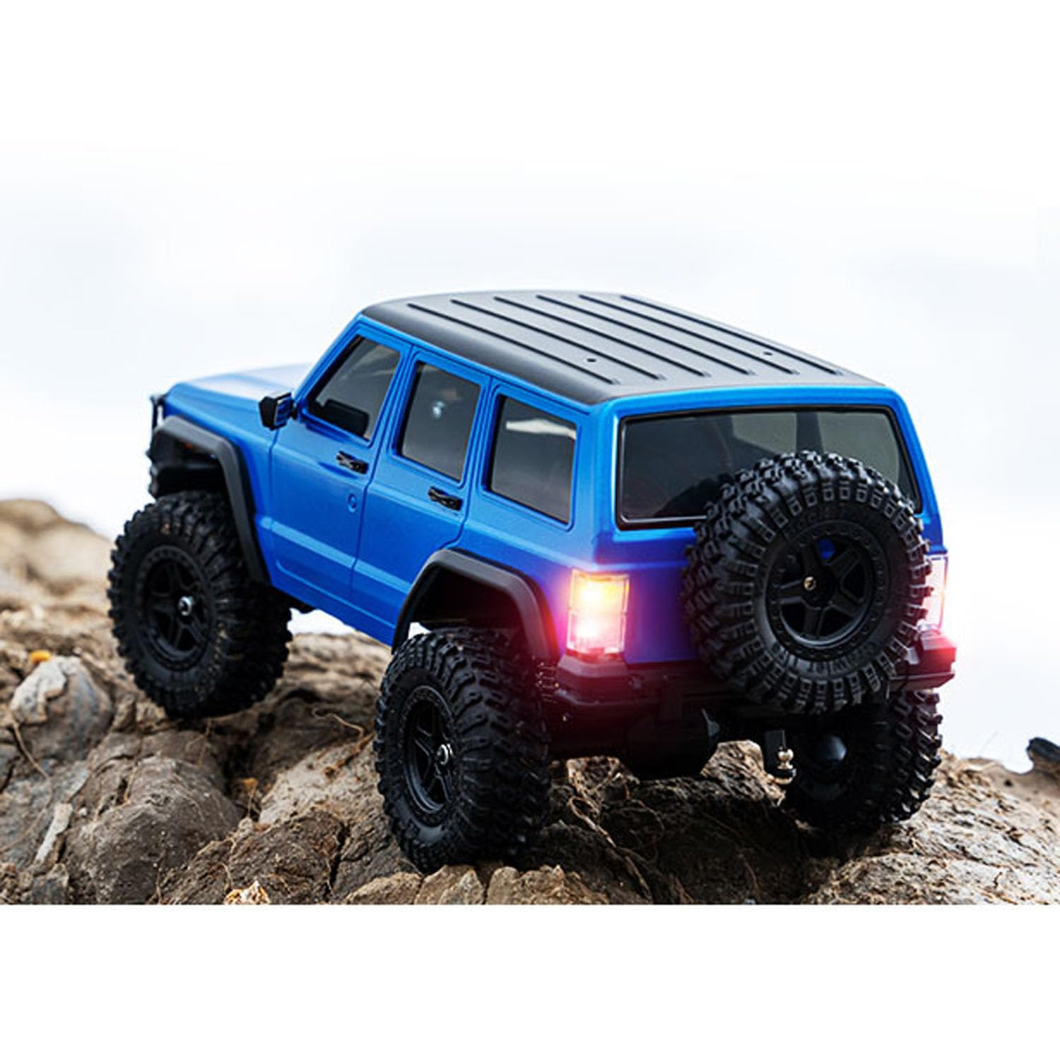 TOUCAN RC HOBBY 1/18 4x4 RC fuoristrada veicolo radiocomandato, crawler, modello C8809, 3 marce, motore a spazzola 370, 20-A-ESC, controllo 100 m, pronto all'uso come regalo speciale