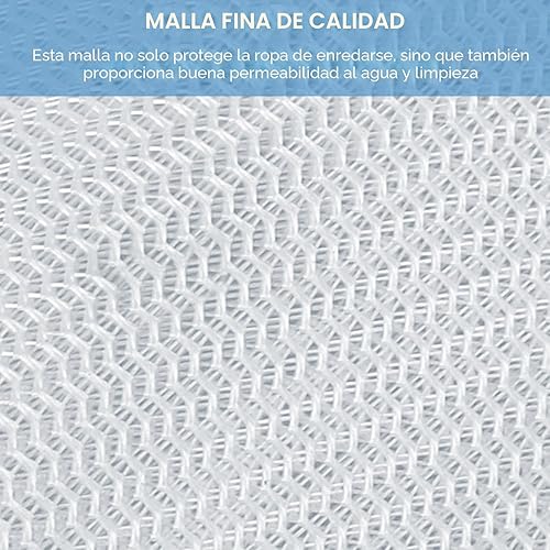 Miniatura 6 de BAGAIL Bolsas de lavandería de malla para lencería íntima y delicadas, 5 unidades (1XL, 2L, 2M)
