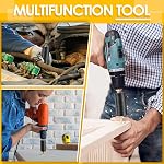 Universal Socket Tools, Gifts for Men Husband Dad Handyman Boyfriend, Father's Day Birthday, Cool Gadgets Wrench Set with Power Drill Adapter-Black