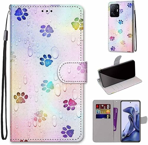 Funda para Xiaomi Mi 11T11T Pro, hermosa piel sintética Flip Magnet Wallet Stand Card Ranuras para tarjetas Funda Protectora para Xiaomi Mi 11T11T