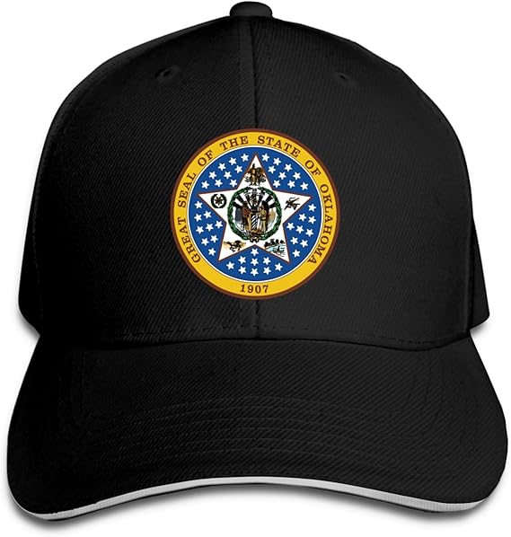 Oklahoma State Seal Adult Baseball Cap Adult Peaked Cap Sun Hat Suitable for Men and