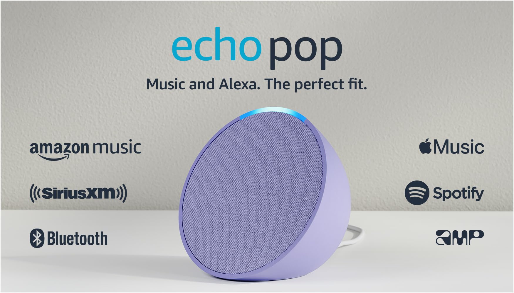 Amazon Echo Pop (newest model), Our smallest Alexa speaker, Fits in any room, Lavender Bloom - Image 12