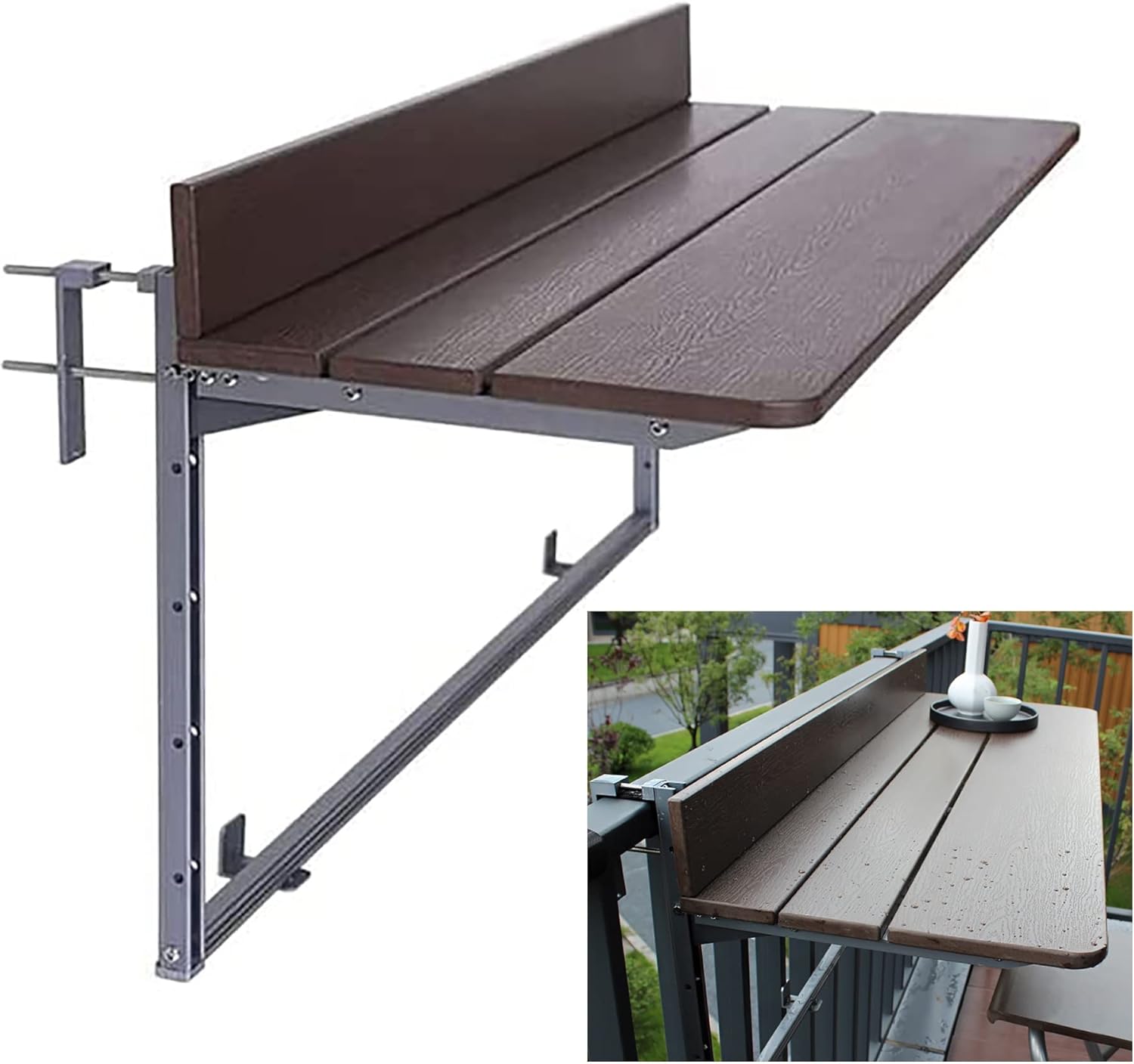 Balcony Bar Table For Railings,outdoor Bar Table,balcony Table,side Table Outdoor