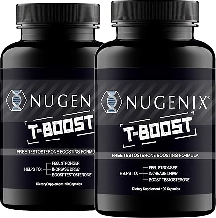 Nugenix T Boost - Free Testosterone Booster Supplement for Men, 180 Count