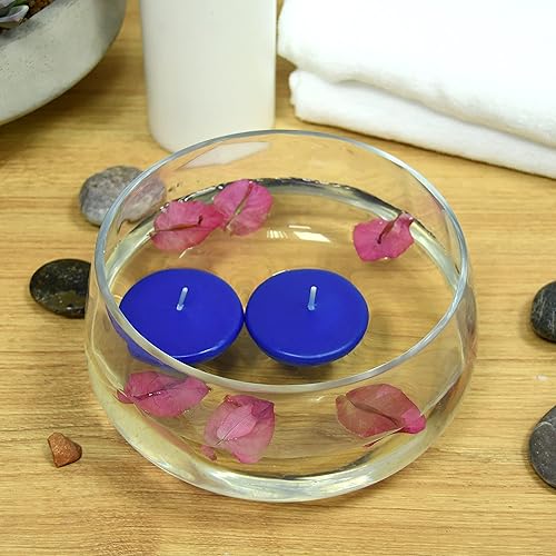 Miniatura 3 de Zest Candle Velas flotantes de 24 piezas, 2.25 pulgadas, color azul
