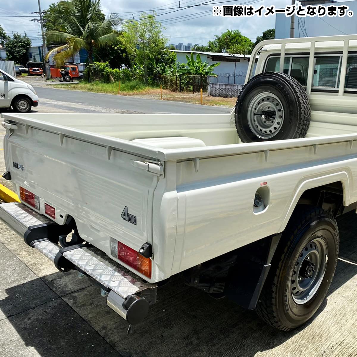 Amazon | ランクル 70 79 ピックアップ用 リア ステップバンパー 再販 