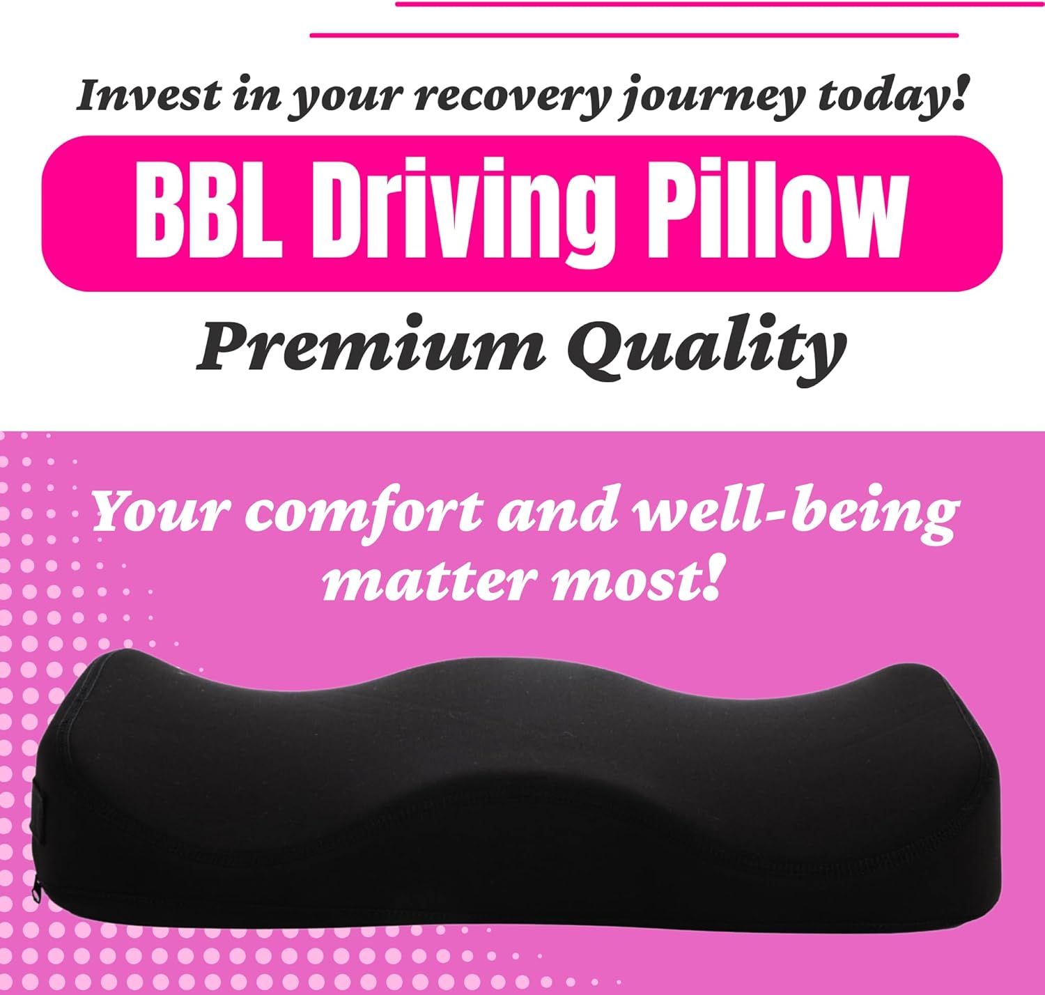 BBL Pillow After Surgery Butt Pillow for Sitting-BBL Supplies-BBL Post Surgery Supplies-BBL Driving Pillow - Image 2