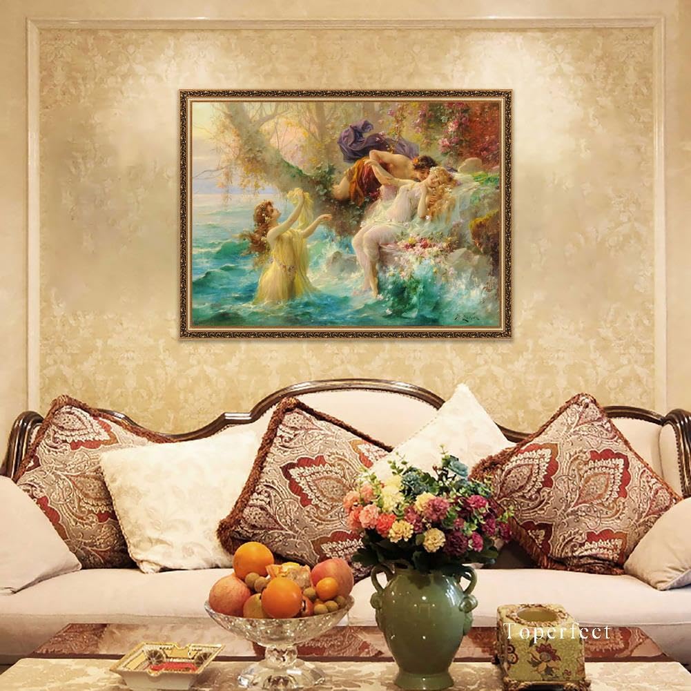 Amazon.co.jp: 20 ウォールアート 春の愛 ハンス ザツカ 古典的