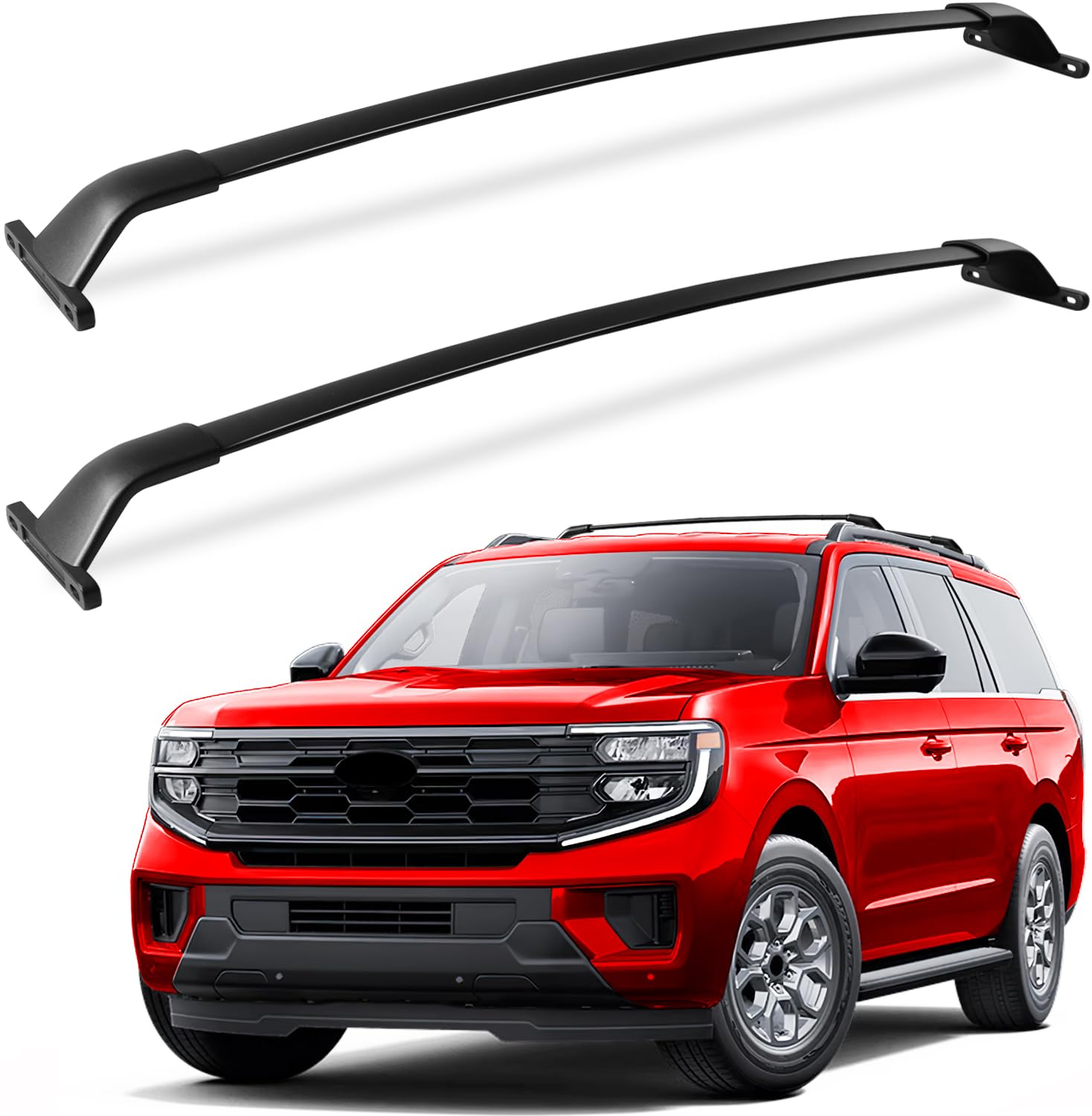 KINGGERI Roof Rack Cross Bars (Ford Explorer 2016-2019)