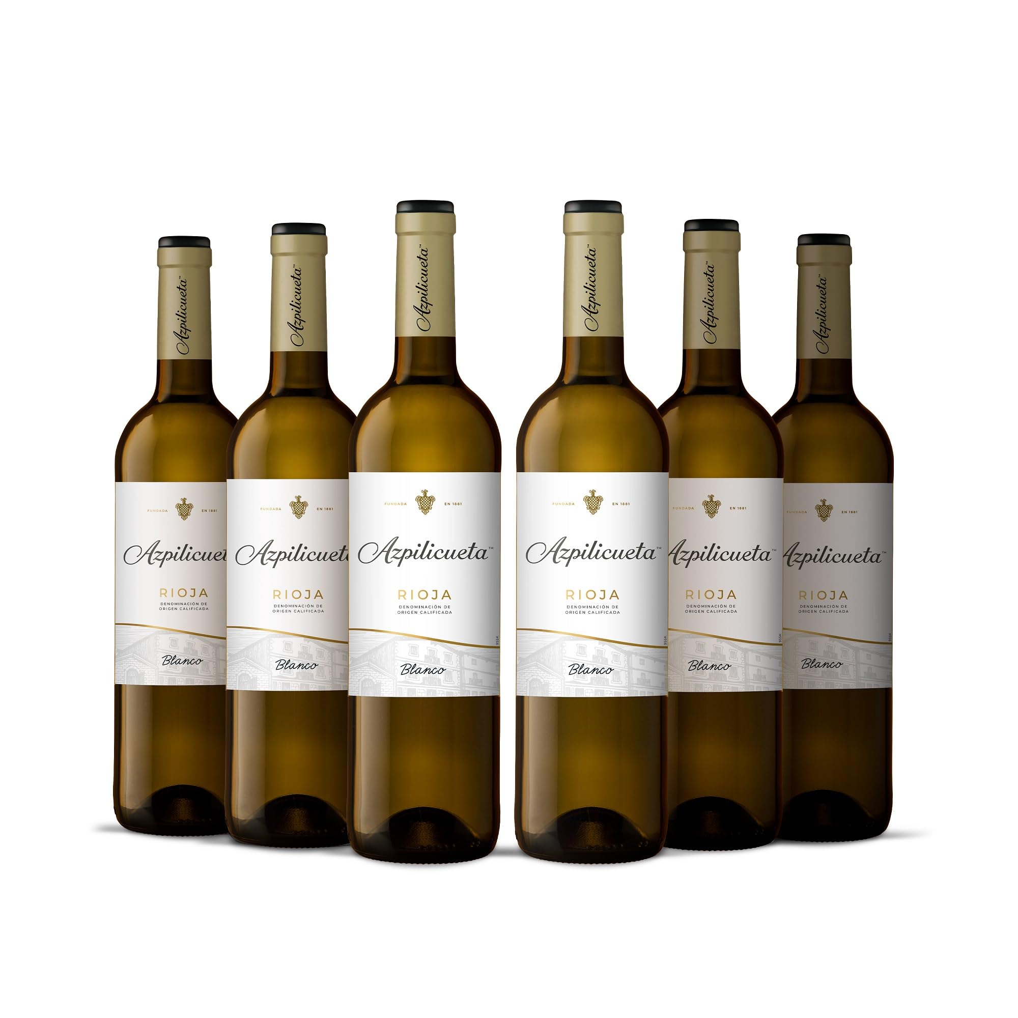 Azpilicueta Blanco Pack 6 botellas D.O.Ca Rioja Vino - 750 ml