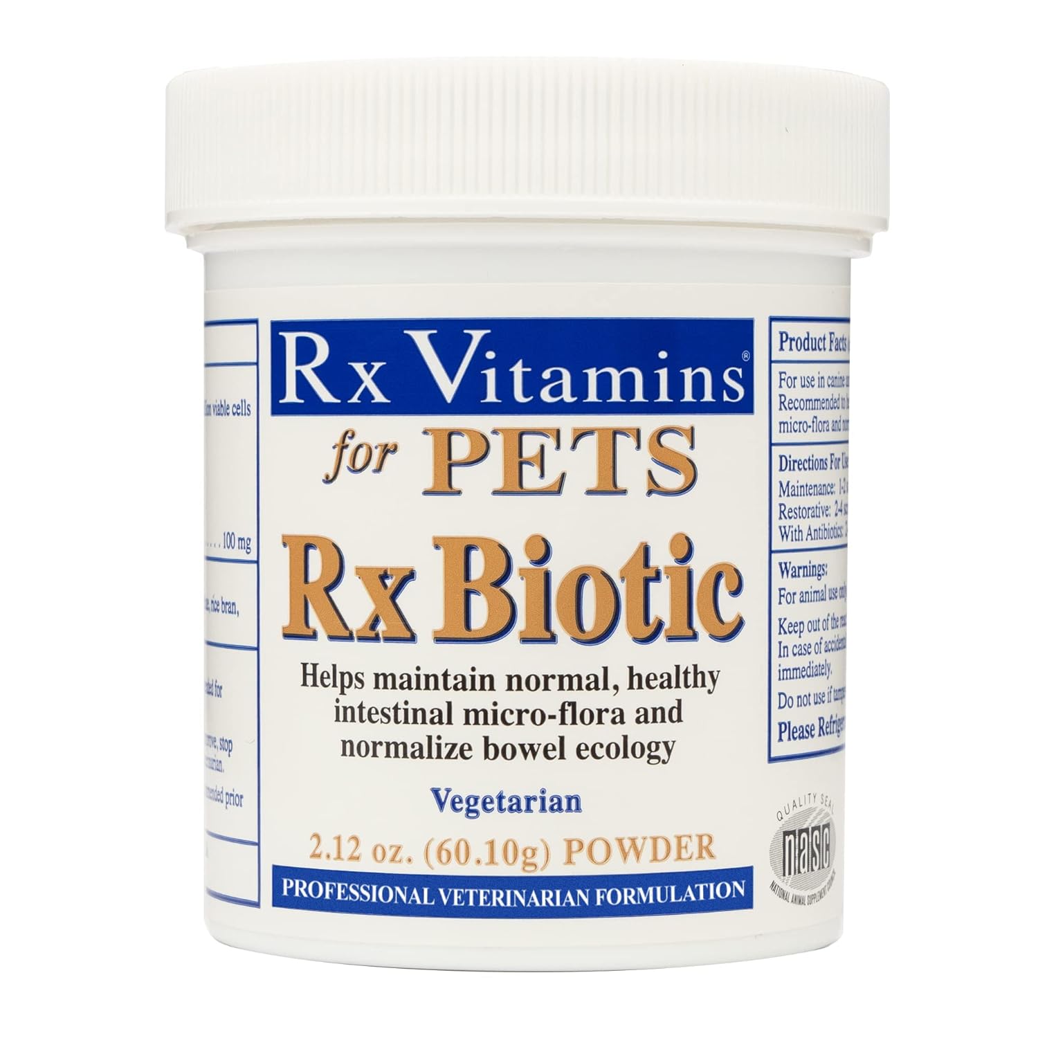 Buy Rx Vitamins for Pets Rx Biotic 2.12 oz Online at Low Prices in