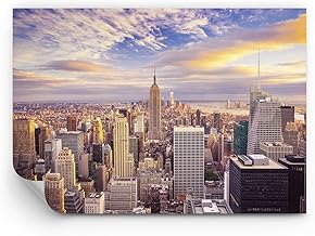 ARTTOR Papier Peint Panoramique en vinyle Premium Sand - La ville de New York - 100x70 cm - Revêtement mural décoration Moderne Décoration Wallpaper Muraux Photo Salon Chambre - WF2AA100x70-3638