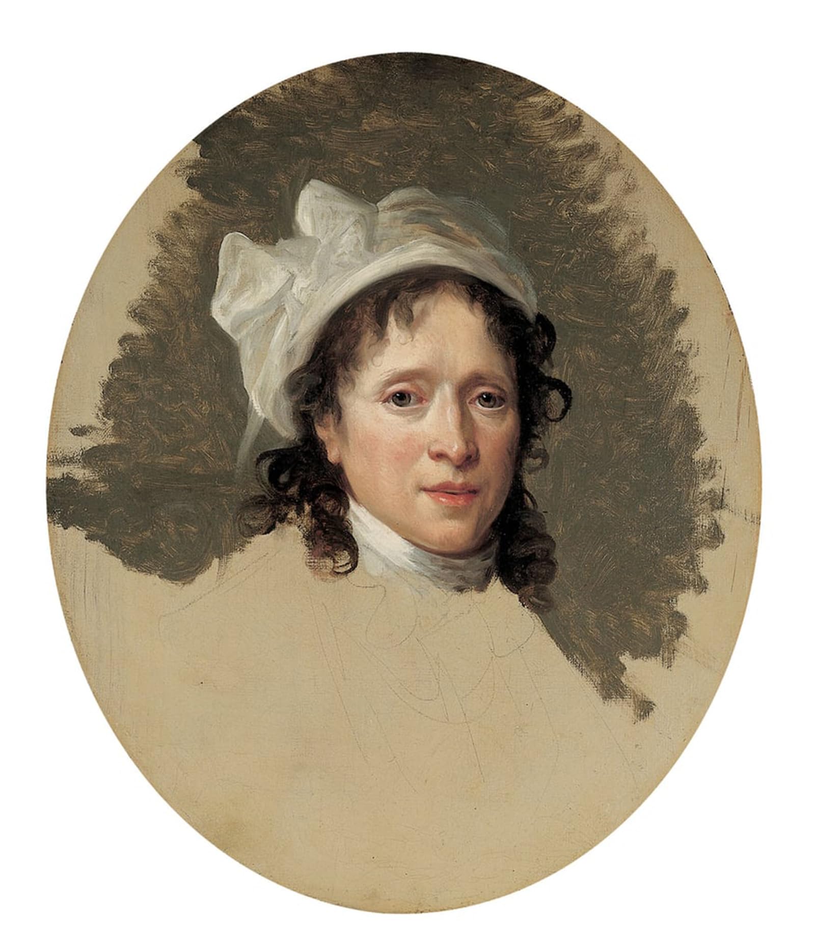 SERENDIPITP Vintage Picture Print on Canvas Wall Art Poster Portrait of a Lady by Ducreux Artwork Print Poster for Wall Decor 60x90cm