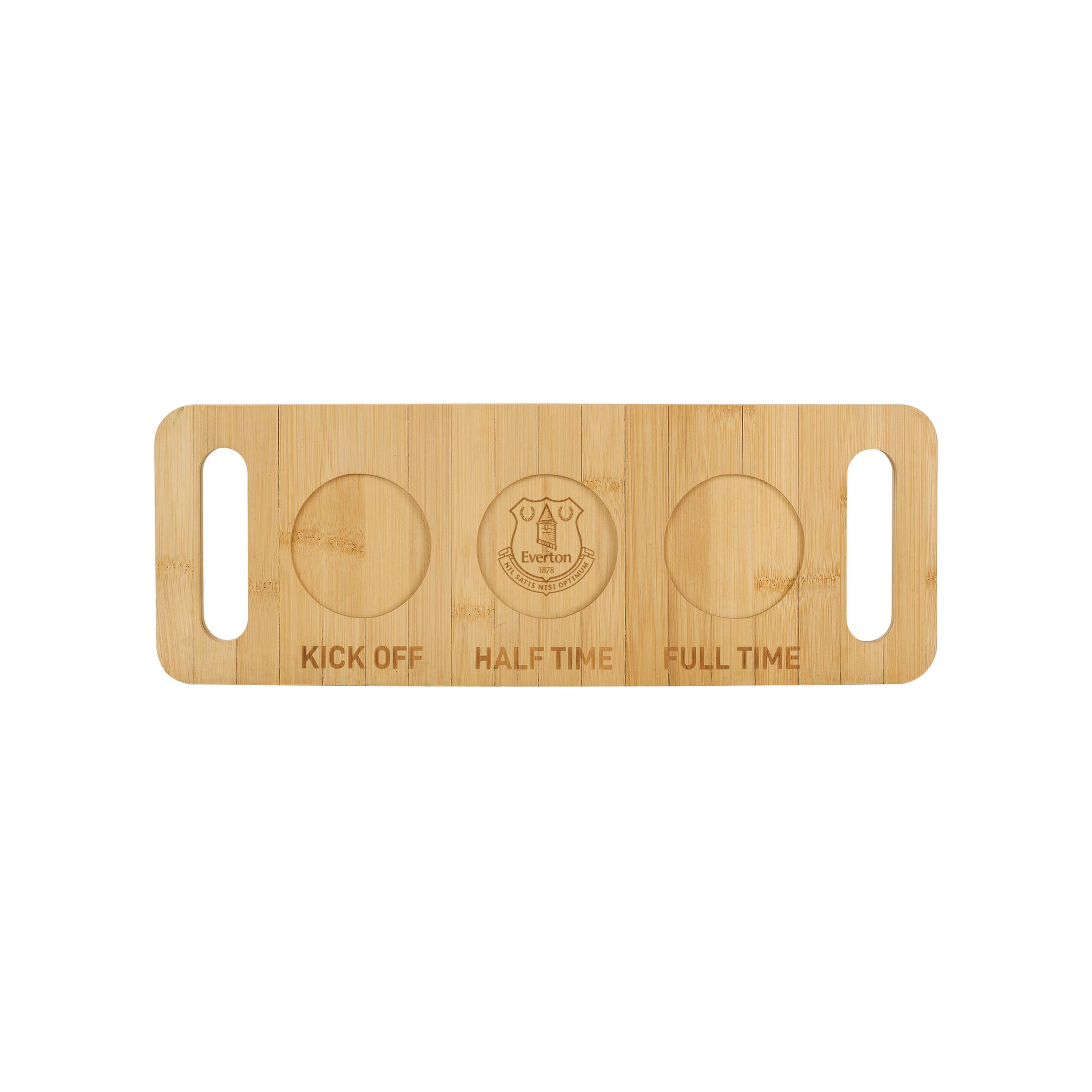 FOCO Official Everton FC Football Beer Shot Drinks Wooden Flight Paddle Serving Board