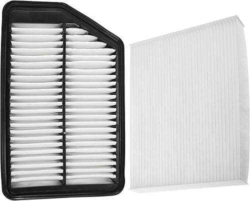 X AUTOHAUX Filtro de aire de motor + filtro de aire de cabina para Kia Forte ForteKoup Forte5 2014-2018 Juego combinado de filtro de aire para