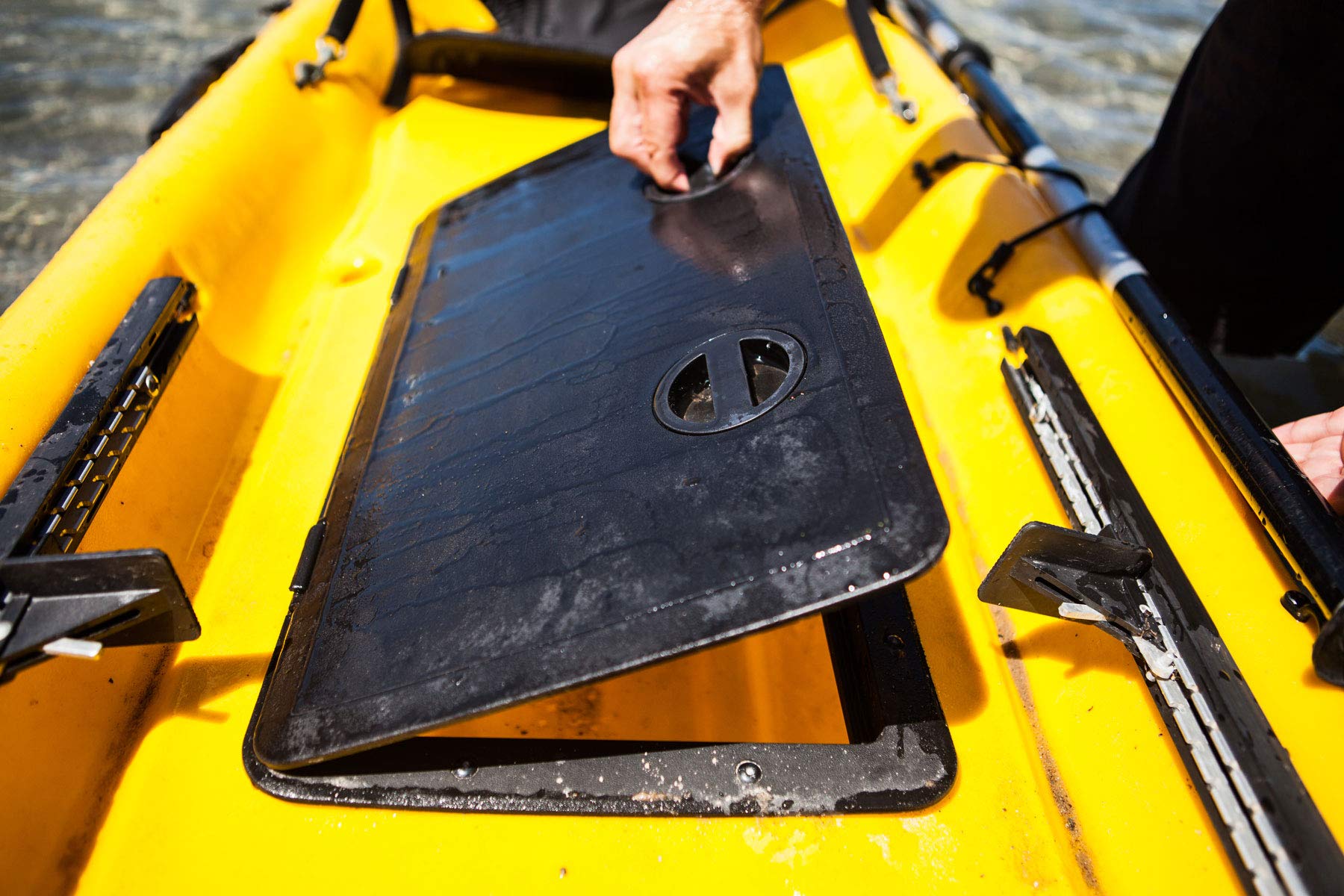 Tempress Access Cam Boat Hatch Lid Black (Black, 13