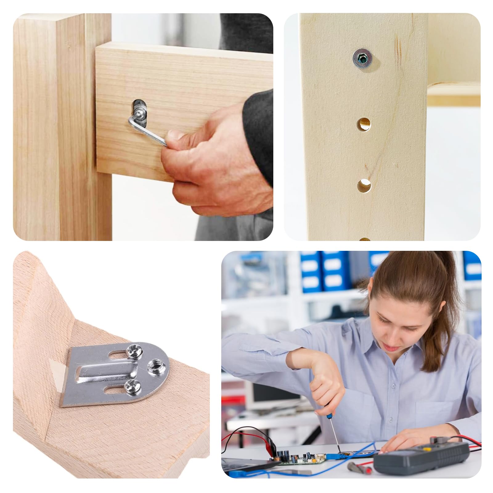 Kit 660 Pezzi Viti M2 Dadi E Rondelle | Acciaio Inox Per Riparazioni | Con Chiave E Scatola - Foto 5