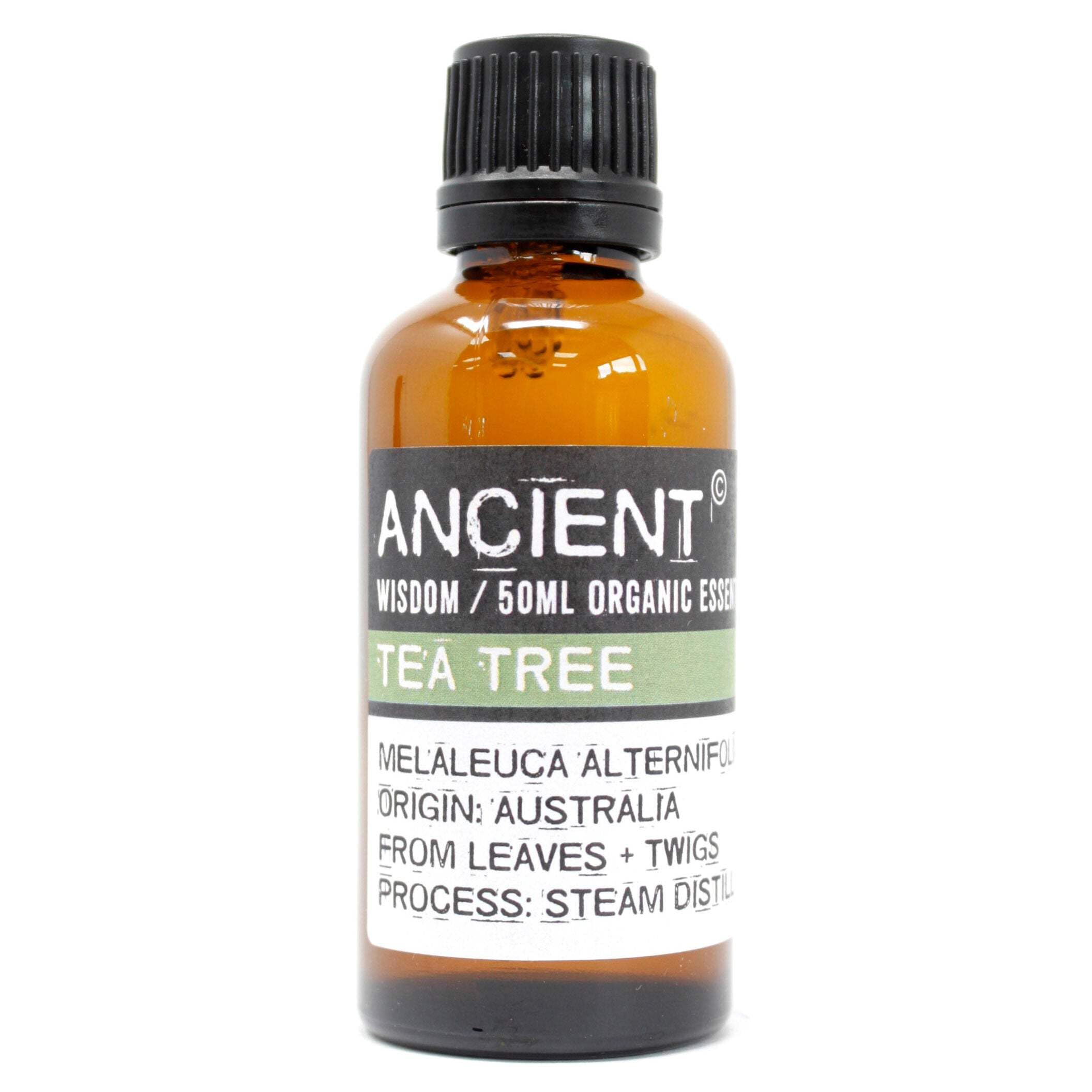 Ancient Wisdom Tea Tree Organic Essential Oil 50ml