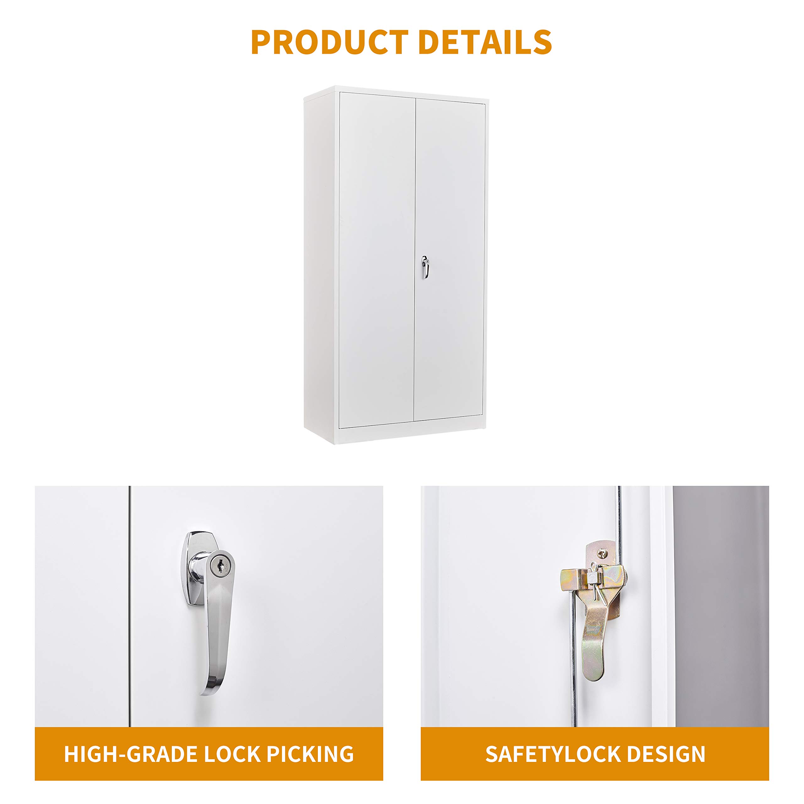 Buy STANI Metal Storage Locking Metal Storage with 4