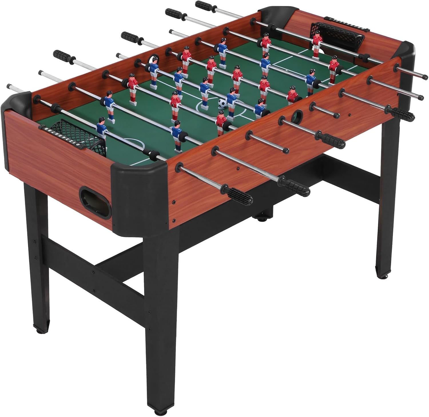 47 Inch Mini Foosball Table, Futbolito De Mesa para Niños, Soccer Table Game with Score Keeper Counterbalanced & Uniformed Men