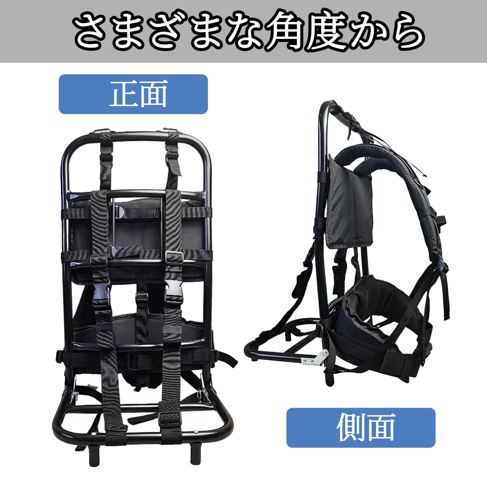 新品未使用品　2022年2万円で新品購入 PAKESI　キャリー 背負子 登山用　登山バック　※スレキズ有り Amazon.co.jp: [PAKESI] キャリー 背負子 登山用 アルミ合金