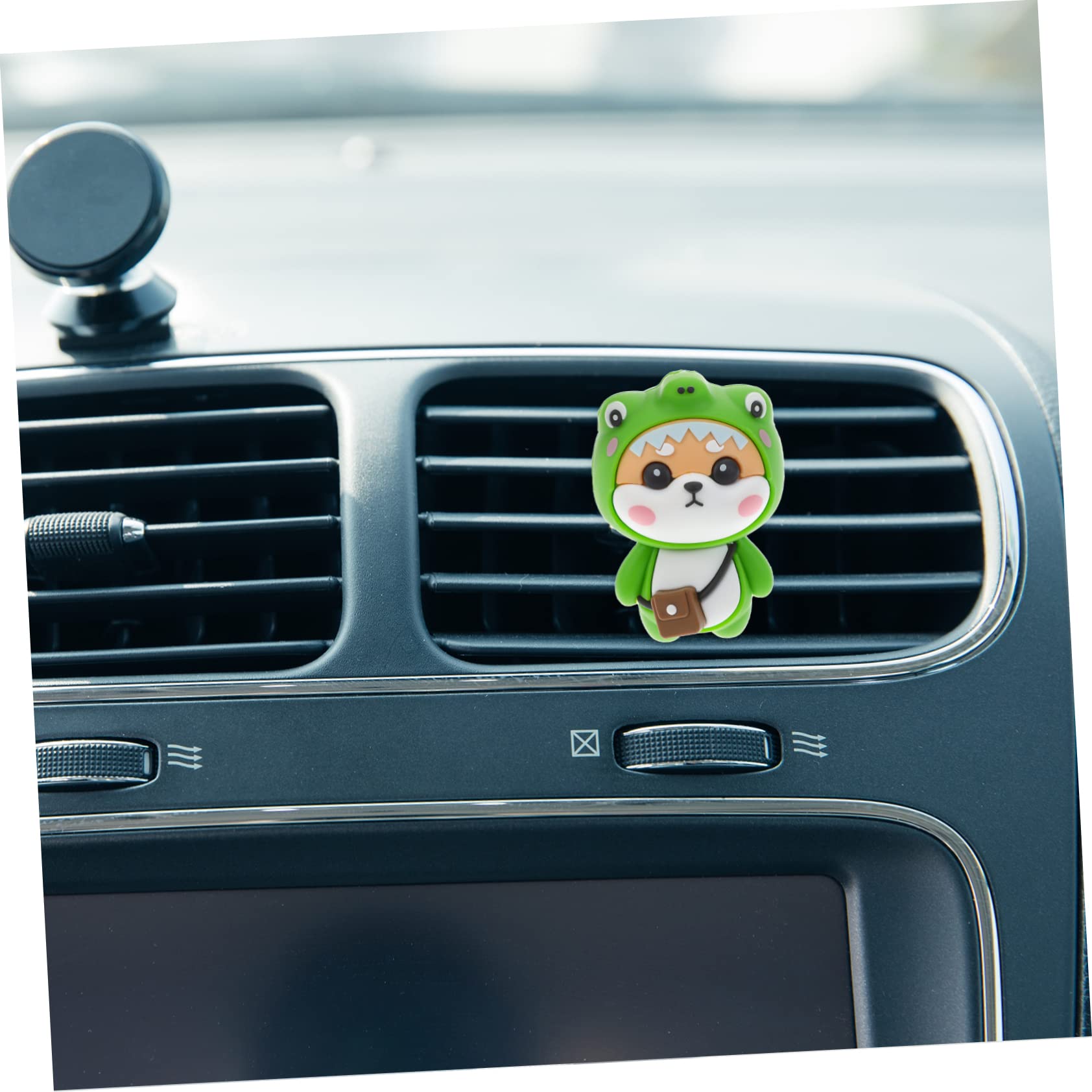 PartyKindom 3pezzi Clip Decorativa Per Ventilazione Auto Diffusore Forma Di Cagnolino Facile Da Installare Accessorio Per Interni Auto Riduce Stress e Affaticamento Durante La Guida