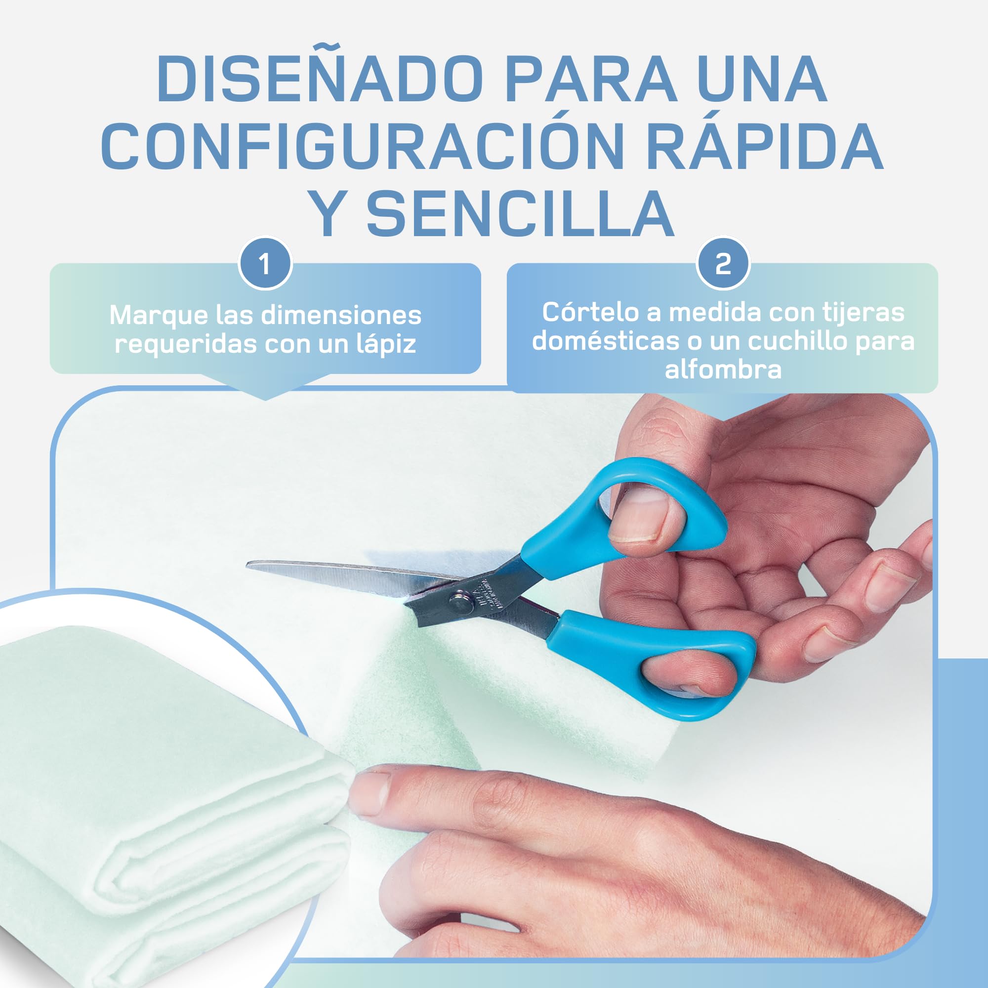 Filtro para Campana Extractora 1 * 2 m, estera filtrante G4 recortable, Filtro de Aire Universal, Filtro vellón Ventilación, Filtro Ventilador, Made in EU