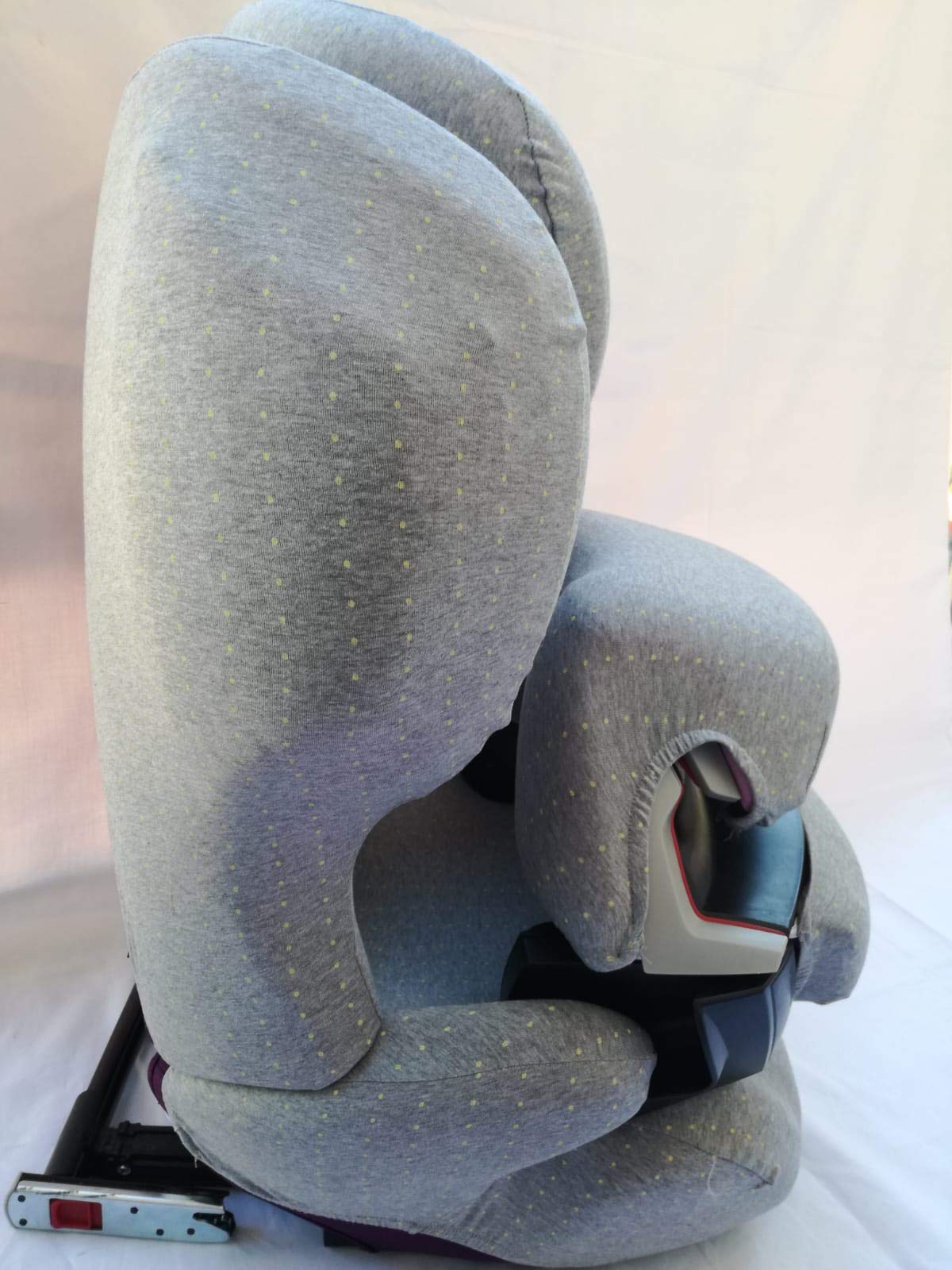 MOON-BEBE CUSTODIA PER CYBEX Silver Seggiolino Auto per Bambini Juno 2-Fix, (GREY)