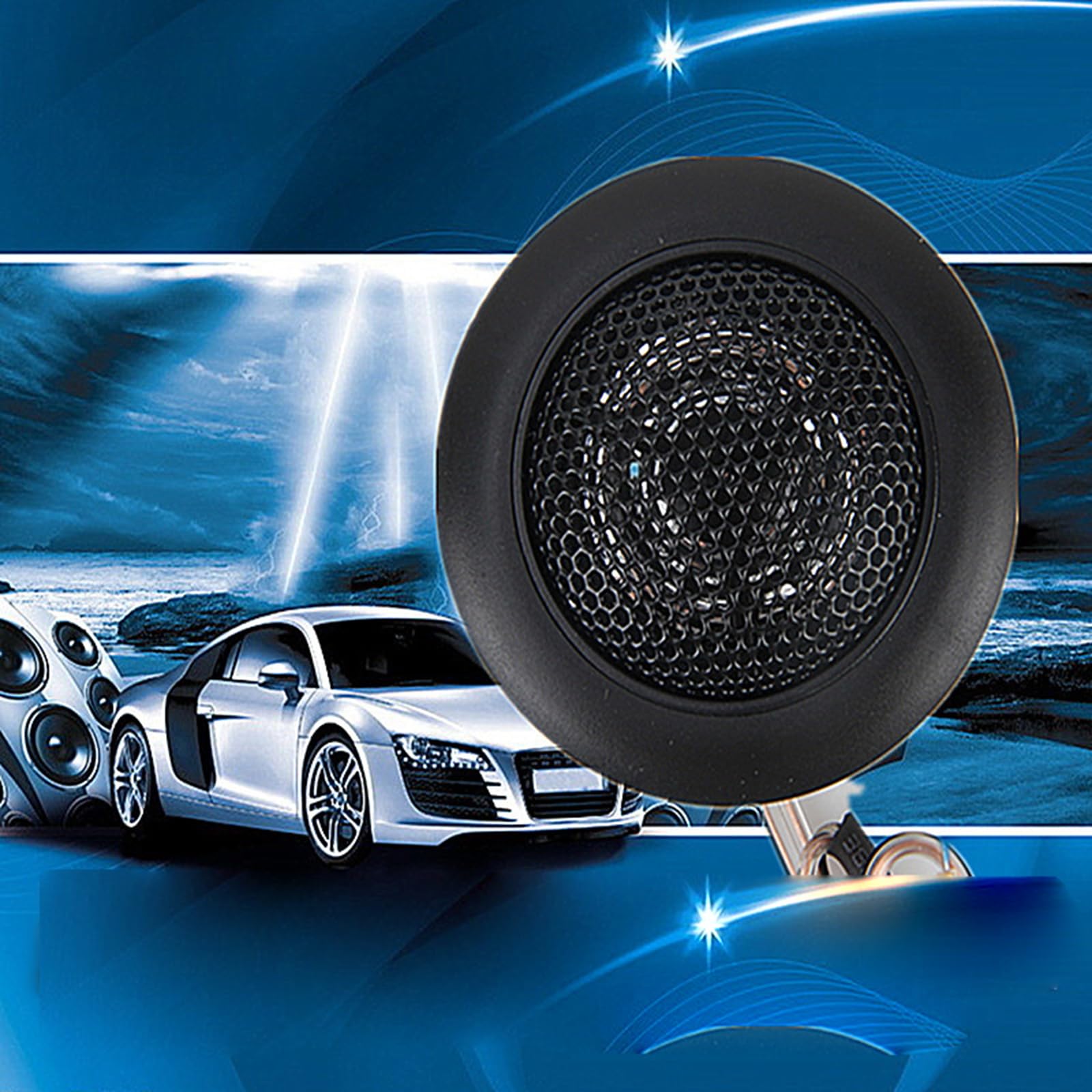 Montesy Advanced Car Stereo Tweeters Superior Sound High Sensitivity Loudspeaker Clear Treble Enhancement Fashionable Appearance