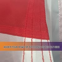 Vista 4 de Bandera de anclaje de yate de Estados Unidos de alta resistencia de 36 x 24 pulgadas, nailon Oxford de más larga duración, ancla de estrellas