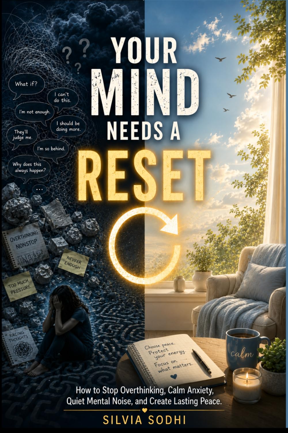 Your Mind Needs a Reset: How to Stop Overthinking, Calm Anxiety, Quite Mental Noise, and Create Lasting Peace (THE RESET COLLECTION)