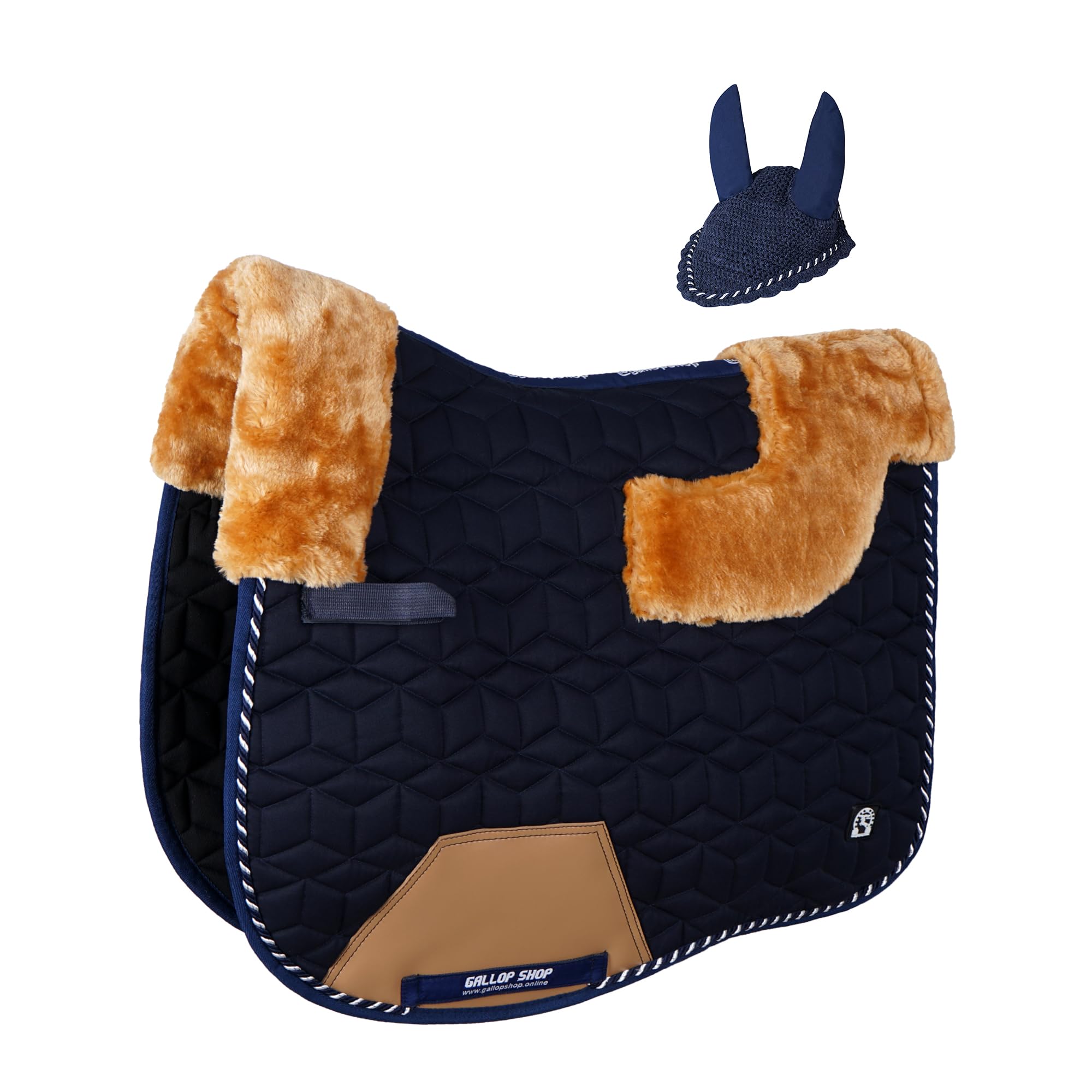 GP Saddle Pad Fur Eldorado / Horse Pad / Horse Saddle Pad (Navy, Full)