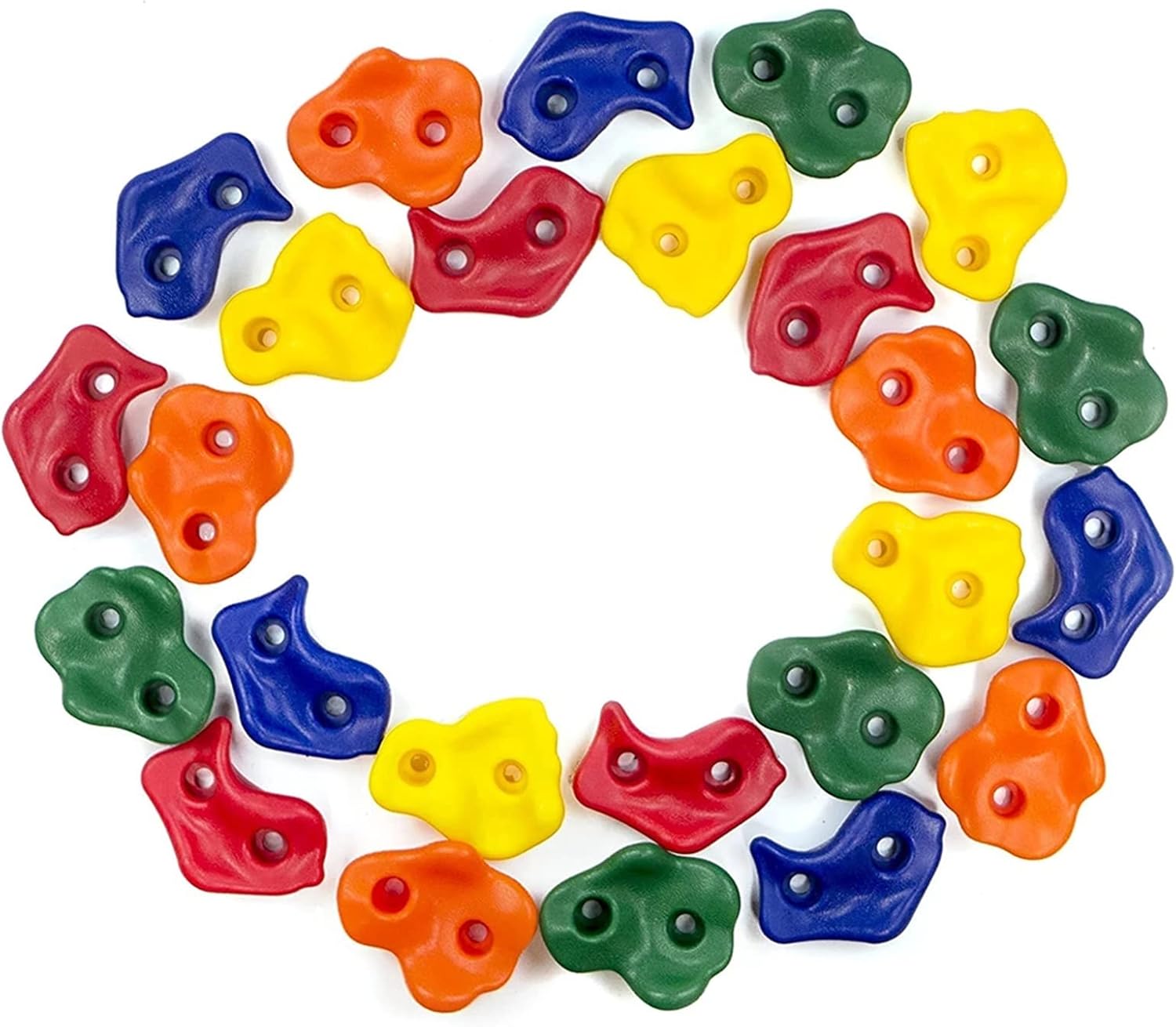 Climbing Holds Plastic Climbing Stone 24PCS, DIY Climbing