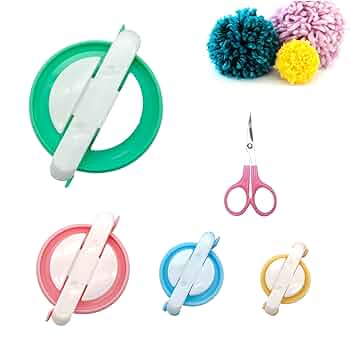 その他 SOOR PLOOM Pom Pom Clip Set Mini Check Amazon.com: Pom Pom Makers – 4 Sizes Pompom Making Tool Set