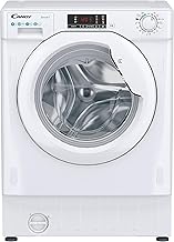 Candy - CBW 27D1E-S - Lavatrice ad integrazione, 7 kg, 1200 rpm, Inverter, 5 programmi veloci, classe D, Bianco, 60 W x 54 D x 82 H cm