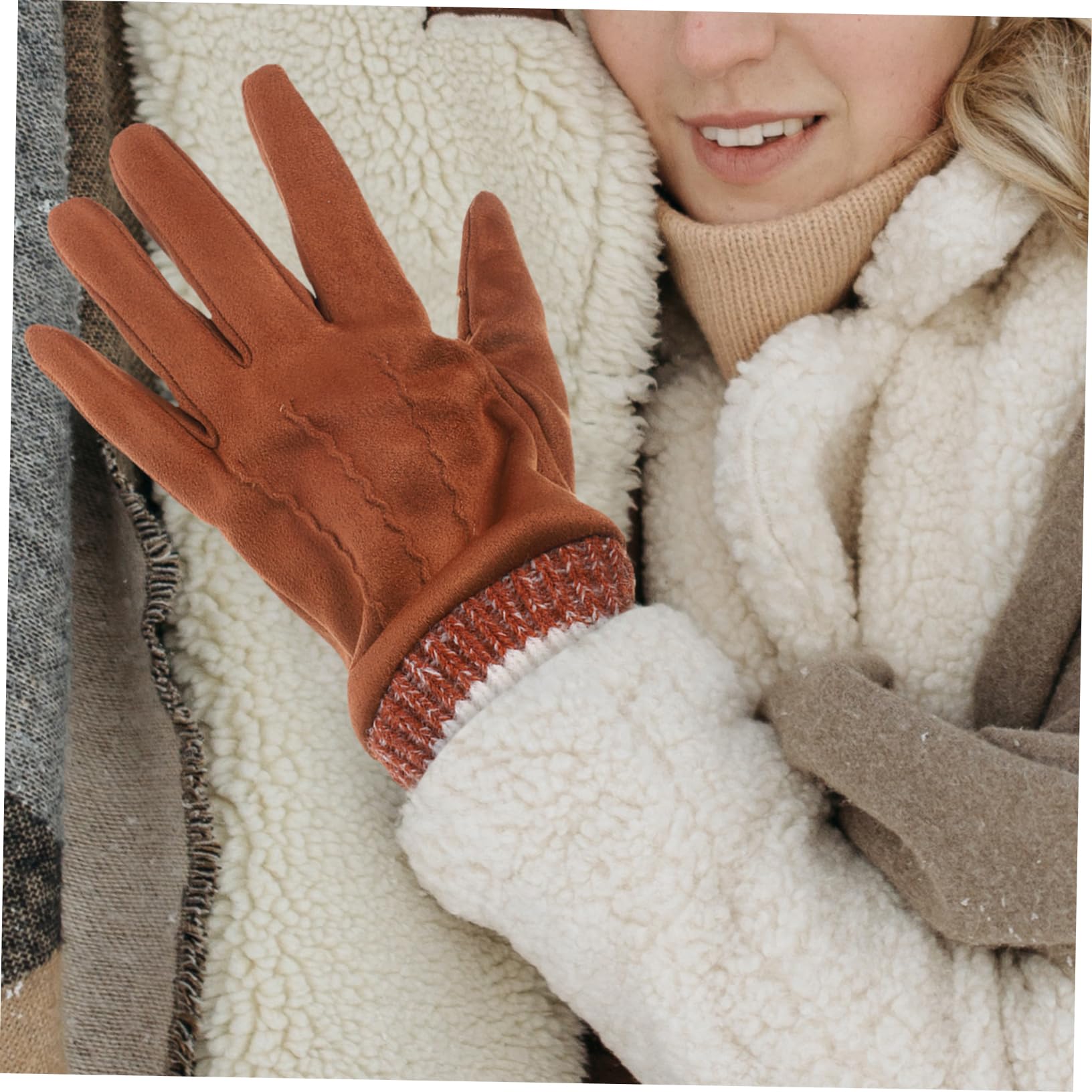 BESPORTBLE Warm Winter Gloves for Men Windproof Water Resistant Touchscreen Full Finger Comfortable for Outdoor Sports Riding and Work