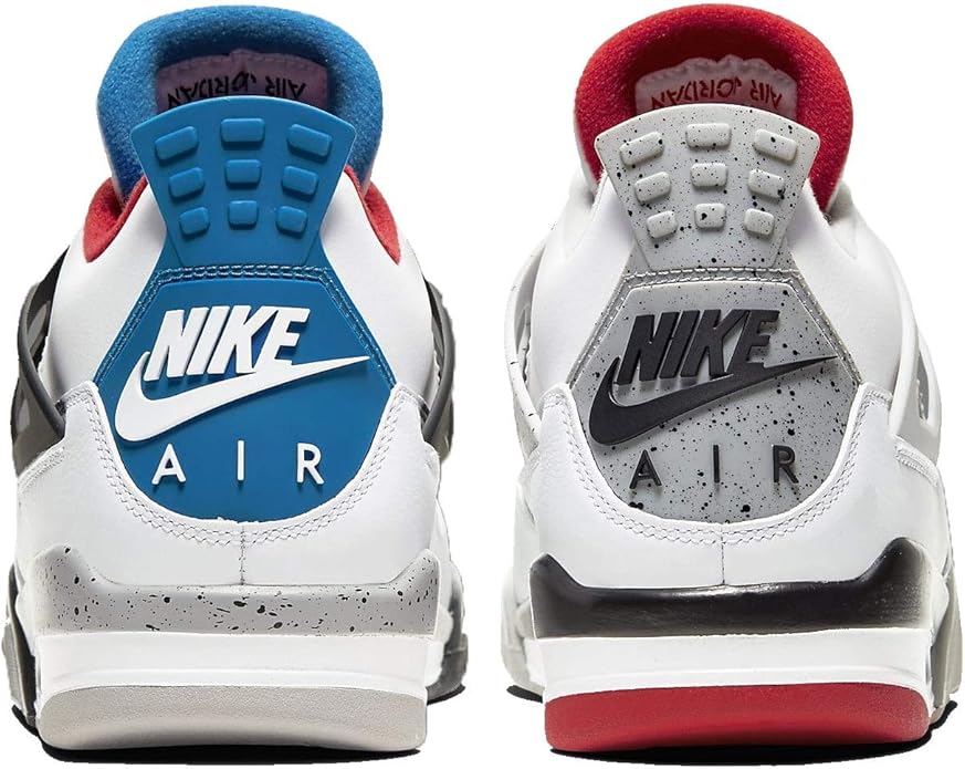 Amazon.com: Jordan Nike Air 4 'What The' Retro SE Azul/Rojo/Blanco  CI1184-146 : Ropa, Zapatos y Joyería