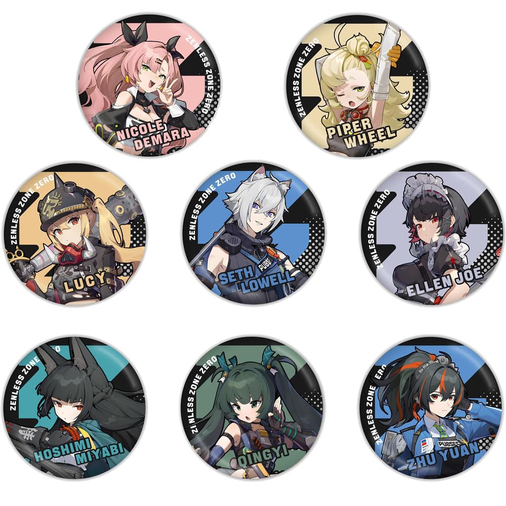 ゼンレスゾーンゼロ 朱元 缶バッジ】ゼンレスゾーンゼロ 立ち絵シリーズ缶