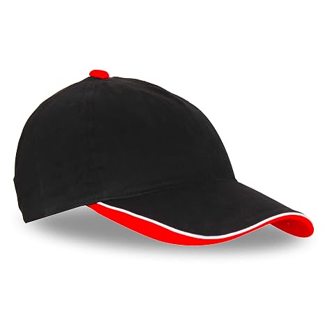 Buy Cap Red and Black Color for Men's 