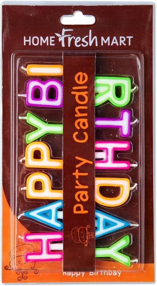 Birthday Candles Happy Birthday Letter Cake Candles Set Mix